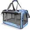 OEM Foldable Luxury Dog Travel Bag Oxford Material Airline Approved for Small Animals Adjustable Car Outdoor Pet Carrier for Cat