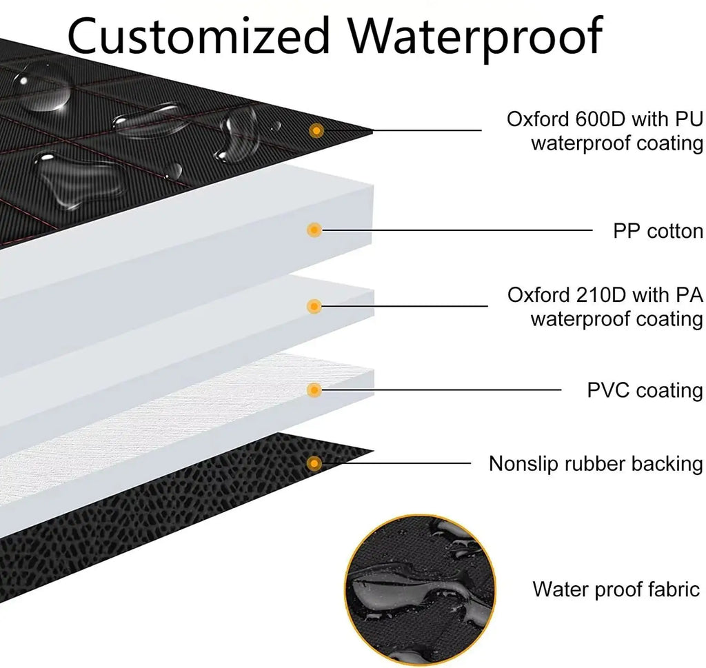 Waterproof Dog Car Seat Cover – Washable Pet Seat Mat for Travel