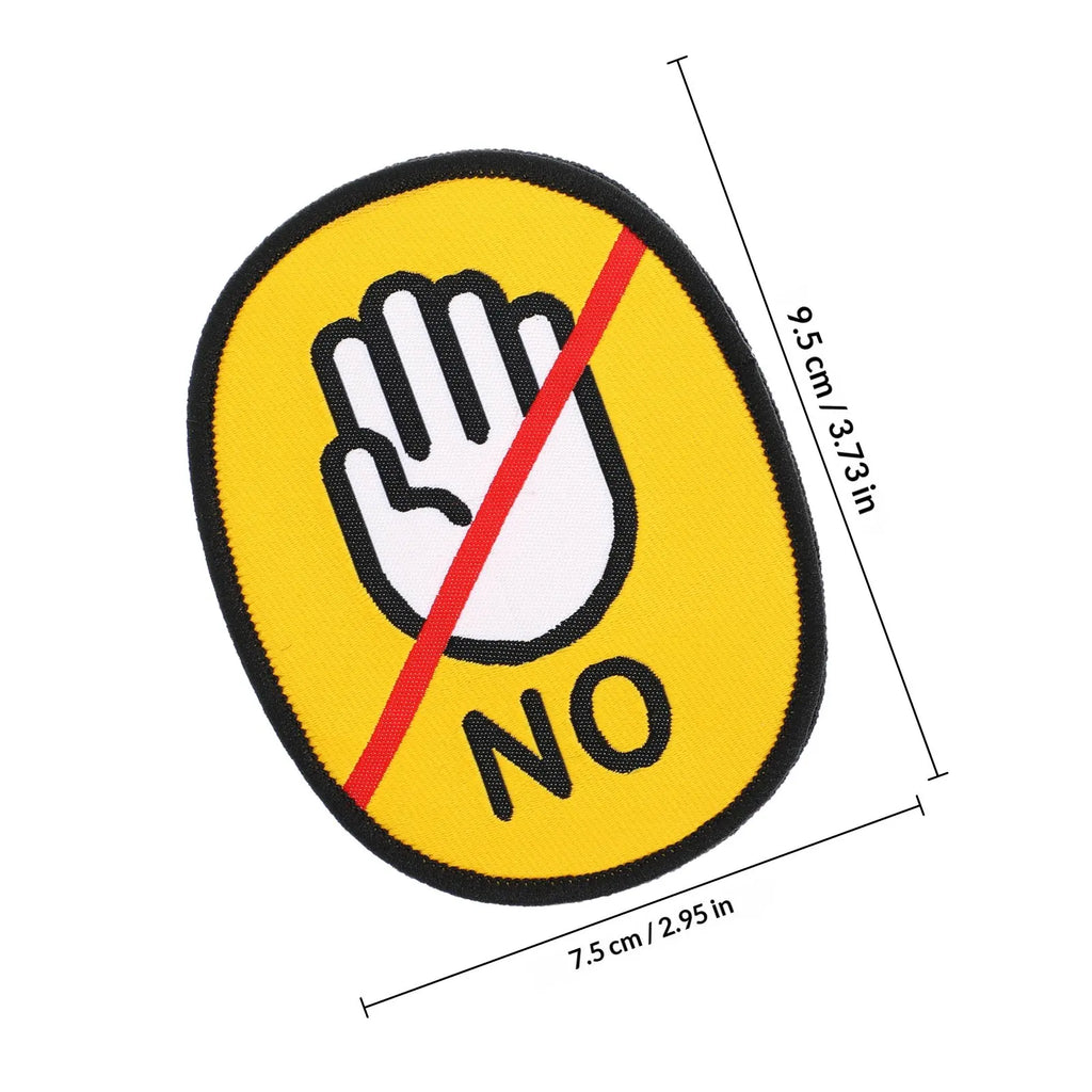 Service Dog Logo Sticker for Leash Removable Warning Sign Do Not Pet Decal Puppy Socialization Helper Pet Safety Identification