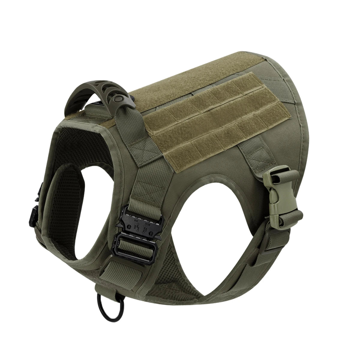 Tactical Dog Harness and Leash Set Service Dog Vest with Control Handle Adjustable Pet Training Harness for Dogs Walking