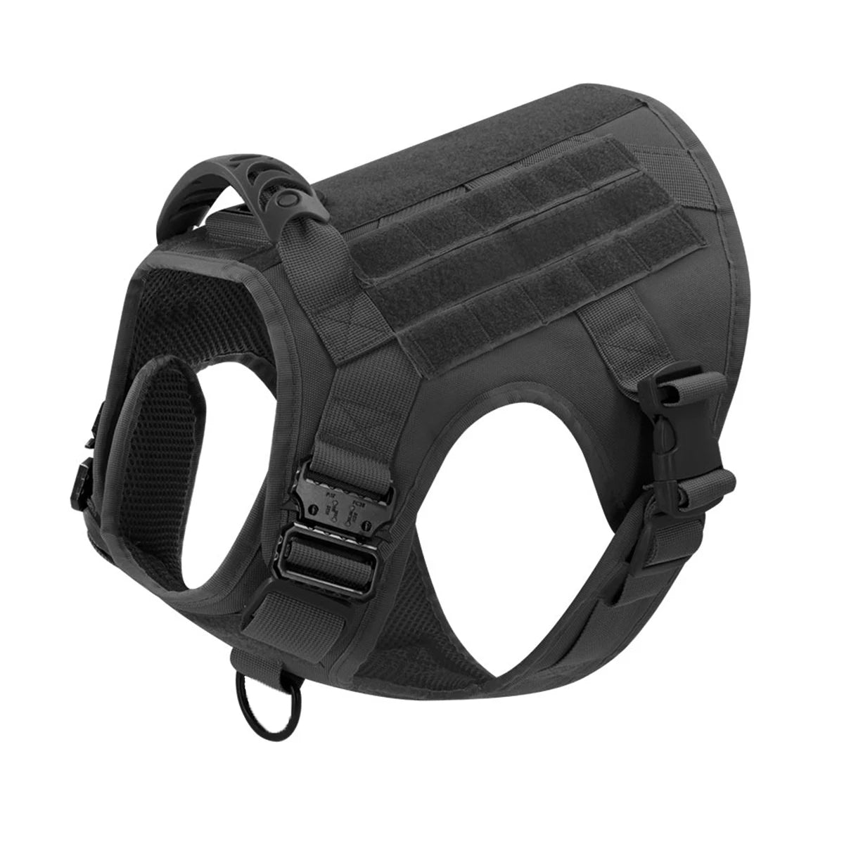 Tactical Dog Harness and Leash Set Service Dog Vest with Control Handle Adjustable Pet Training Harness for Dogs Walking