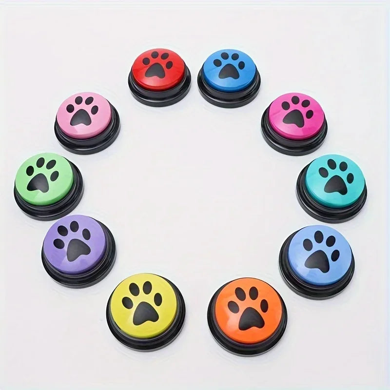 Recordable Pet Talking Button – Voice Training Communication Toy for Dogs & Cats