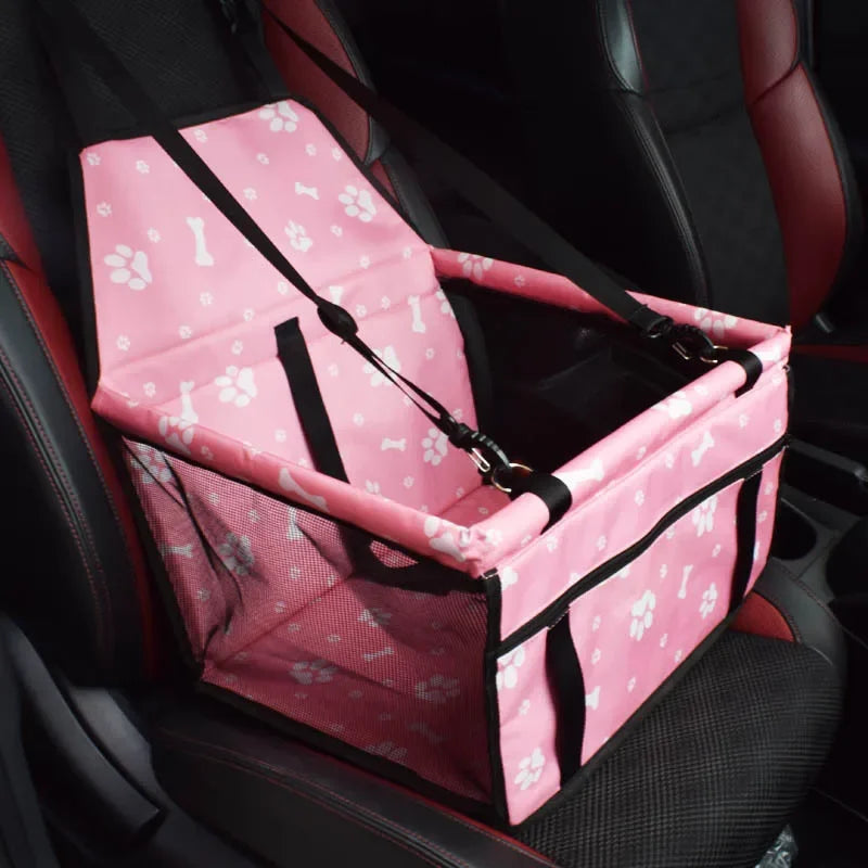 Waterproof Folding Dog Travel Bag – Pet Car Seat Organizer & Mat