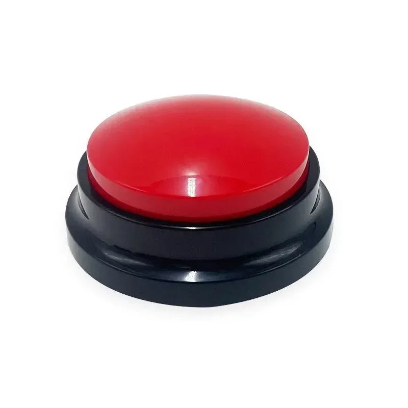 Recordable Dog Talking Button Toy – Interactive Voice Training Pet Toy