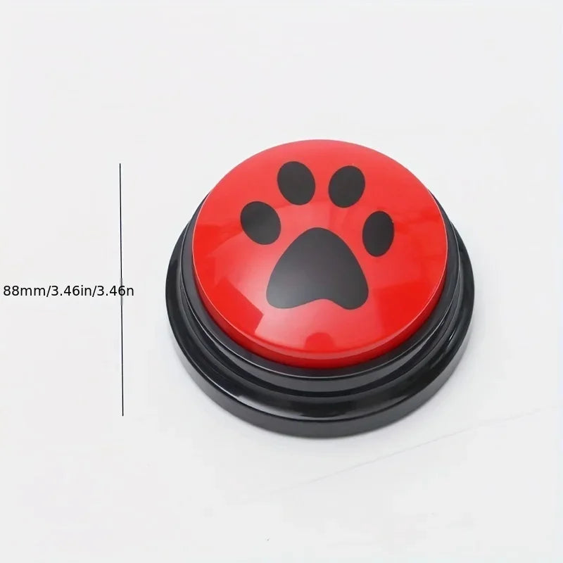 Recordable Pet Talking Button – Voice Training Communication Toy for Dogs & Cats