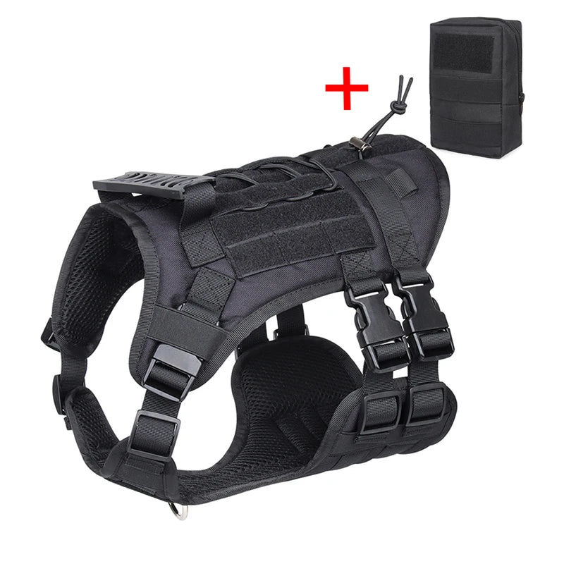 Heavy DutyTactical Leash Set Dog Harness for Large Dog
